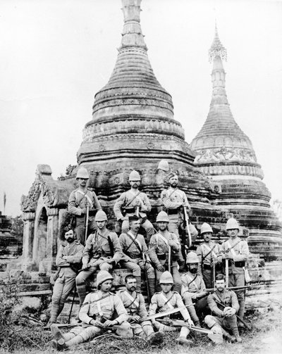 1891年在Wuntho的第二德文郡 作者 菲利斯·比托（Felice Beato）